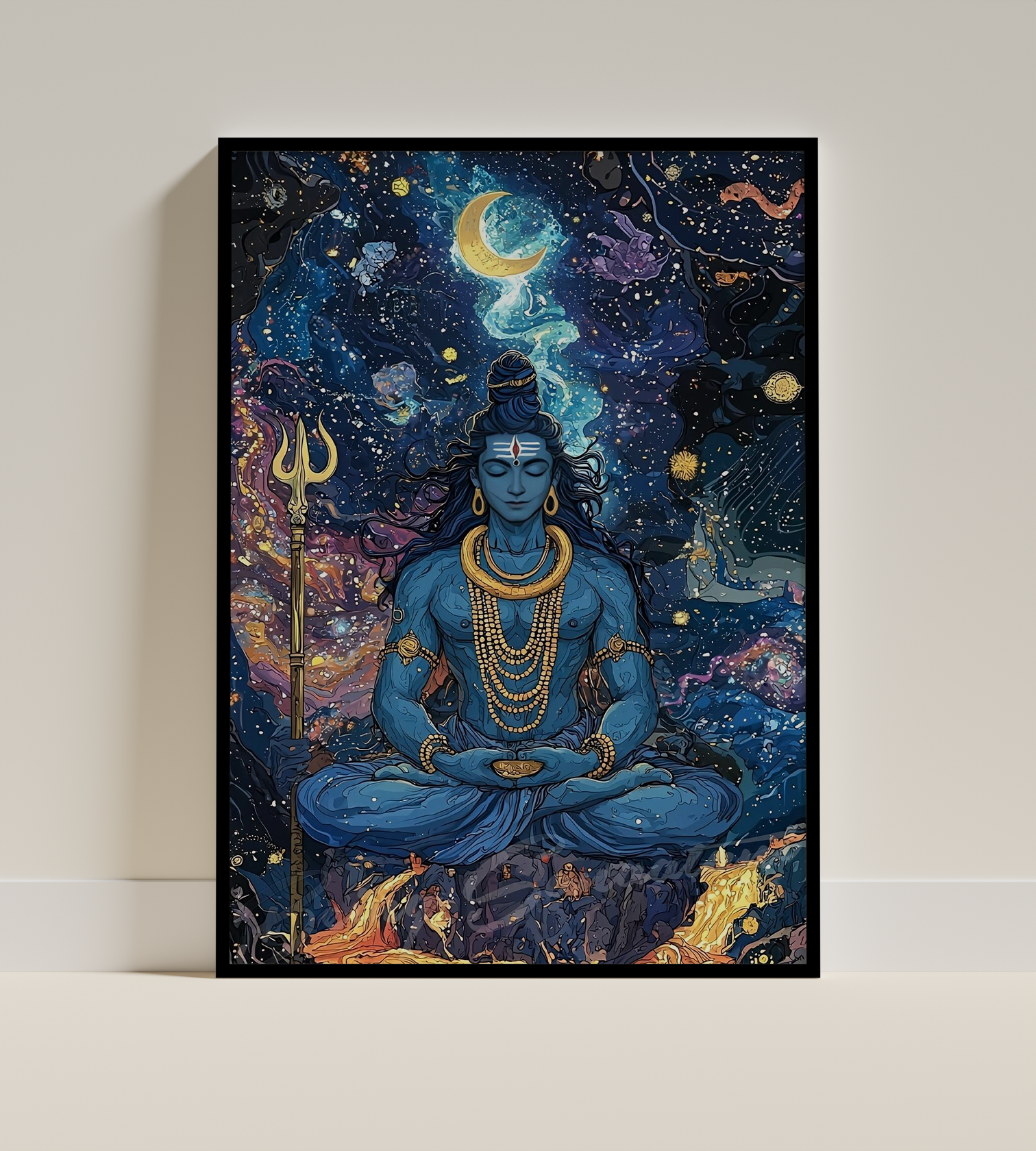 Shiva - Shiv Ji High Quality Minimal Poster