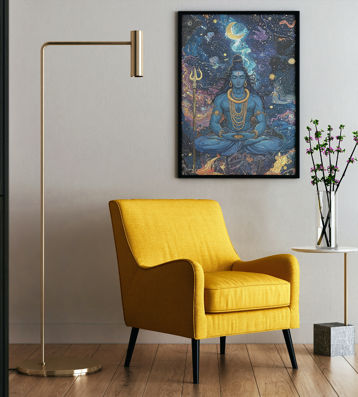 Shiva - Shiv Ji High Quality Minimal Poster