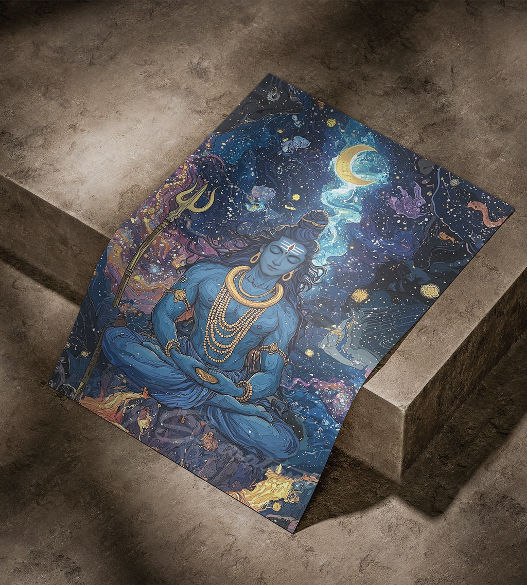 Shiva - Shiv Ji High Quality Minimal Poster